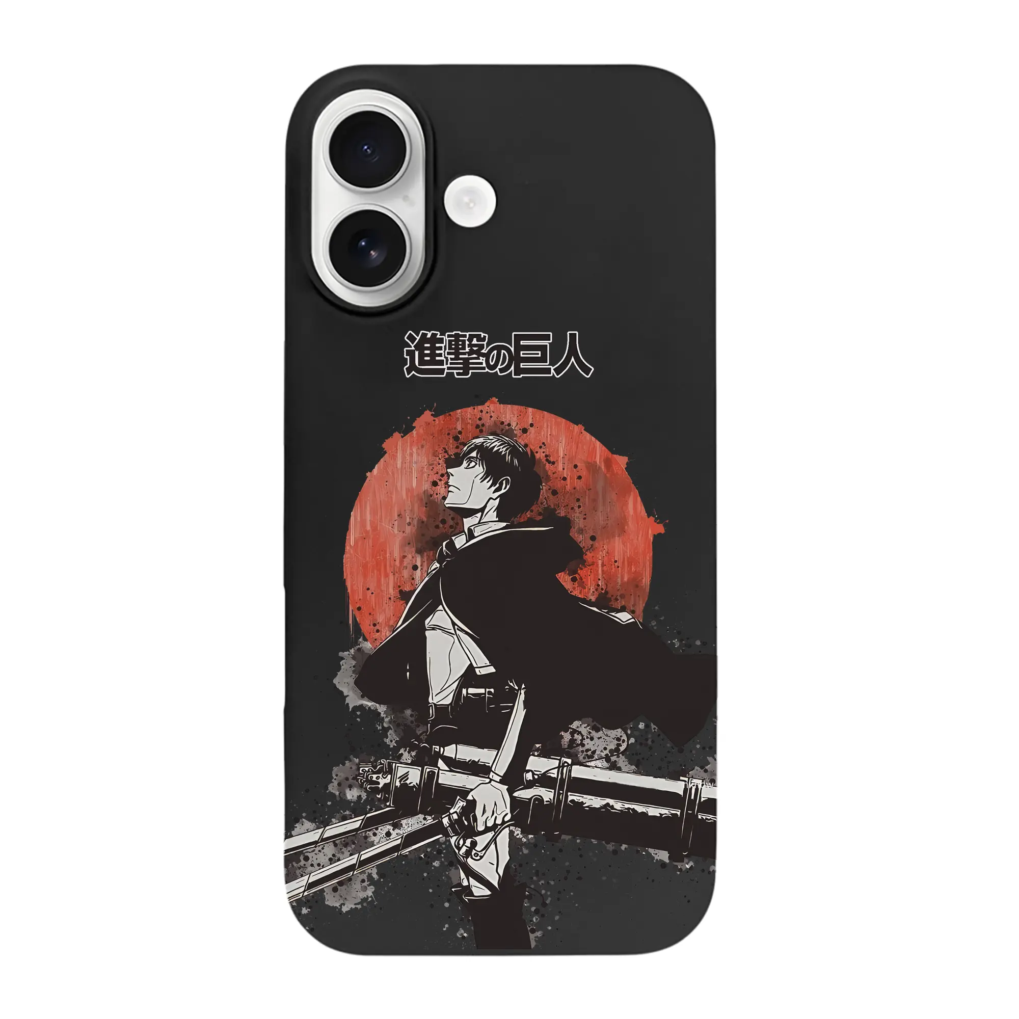 進撃の巨人 グッズ エレン・イェーガー - iPhone 17 シリーズ シリコンケース 薄型 耐衝撃 指紋防止 ソフトタッチカバー 精密フィット 傷防止 保護ケース iPhone 17/17 Air/17 Pro/17 Pro Max 対応